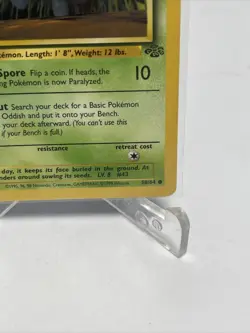 Pokemon Card Oddish 58/64 Jungle Unlimited WOTC Common LP-NM - Image 5