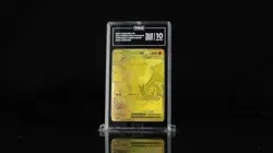 Mega Charizard X ex Gold Phantasmal Flames 130/94 Mega Hyper Rare Card TAG 10 - Image 2
