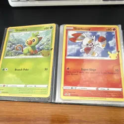 Lot of 34 Jumbo Pokemon Cards w/Binder - Includes Celebrations 25th Anniversary - Image 3