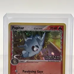 Pupitar 51/113 Reverse Holo EX Delta Species Pokemon TCG Card! - Image 2
