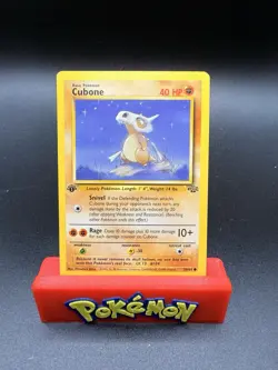 Pokemon TCG Cubone 1st Edition Jungle Card 50/64 Vintage 1999 LP - Image 1