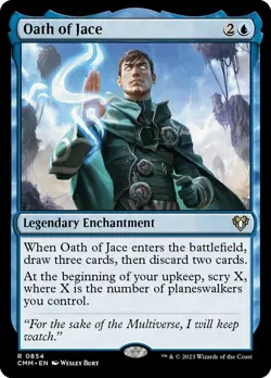 Oath of Jace - Commander Masters #0854 MTG Magic The Gathering - Image 1