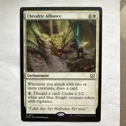 Wizards Chivalric Alliance - March of the Machine Rare Enchantment White 011 - Image 1