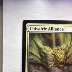 Wizards Chivalric Alliance - March of the Machine Rare Enchantment White 011 - Image 4