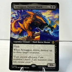 Armaggon, Future Shark (Extended Art Foil) MTG Teenage Mutant Ninja Turtles TMT - Image 1