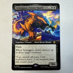 Armaggon, Future Shark (Extended Art Foil) MTG Teenage Mutant Ninja Turtles TMT - Image 2
