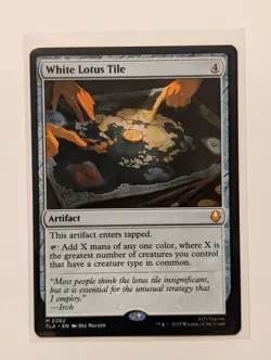 Magic: The Gathering MTG Avatar: The Last Airbender #262 White Lotus Tile M NM - Image 1