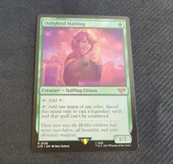 Magic The Gathering Delighted Halfling Lord of the Rings: Tales of Middle-Earth - Image 1