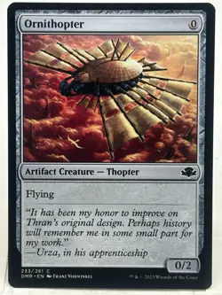 Ornithopter NM/M* Dominaria Remastered ENGLISH 233/261 mtg -UnltdCards - Image 1