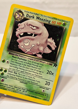 Dark Weezing 14/82 Holo Rare Unlimited Team Rocket Pokemon 1291 - Image 4