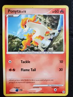 Pokemon TCG Ponyta Diamond & Pearl 94/130 Regular Common MP - Image 1