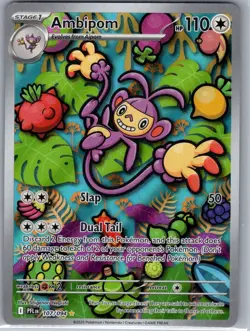 Ambipom 107/094 ME02: Phantasmal Flames - Pokemon Card - NM - Image 1