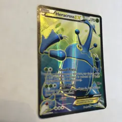 Heracross EX 105/111 Full Art XY Furious Fists 2014 Textured Pokemon Card NM - Image 2