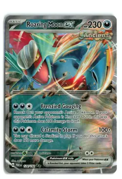 Roaring Moon EX 124/182 Ultra Rare Paradox Rift Pokemon TCG NM - Image 1