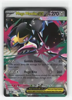 MEGA MAWILE EX 094/132 MEGA EVOLUTION POKEMON TCG NM - Image 1