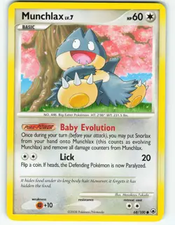 Munchlax - 68/100 Majestic Dawn - Pokemon TCG - 2008 - Image 1
