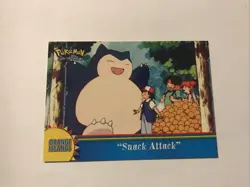 2000 Topps Pokemon Series 3 #OR11 Snack Attack Blue Logo 1st Orange Island Three - Image 1