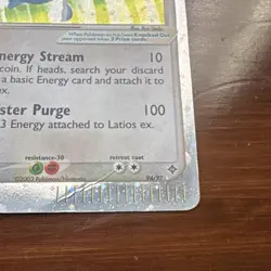 Pokemon TCG Latios ex EX Dragon Ultra Rare Holo 94/97 2003 Damaged - Image 5