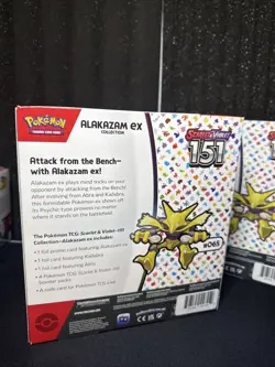 Pokemon TCG Scarlet & Violet 151 Alakazam ex Collection Booster Box New 2 Boxes - Image 3