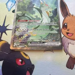Pokemon Serperior ex 164/086 Holo Special Illustration Rare Sv: Black Bolt NM - Image 3