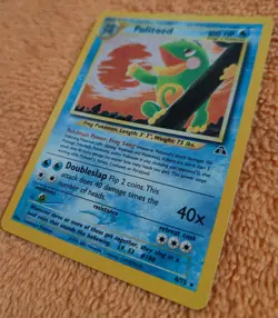 Pokemon Politoed- #8/75- Holo Neo Discovery- Rare - M/NM - Image 3