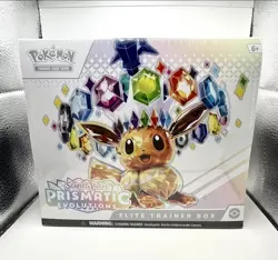 Pokemon Prismatic Evolutions Elite Trainer Box ONLY Promo, Dice ECT - No Packs - Image 1