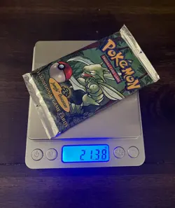 1999 Pokemon Jungle Booster Factory Sealed Pack Scyther Heavy 21.38g - Image 1