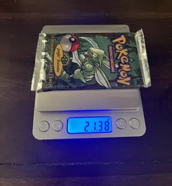 1999 Pokemon Jungle Booster Factory Sealed Pack Scyther Heavy 21.38g - Image 4