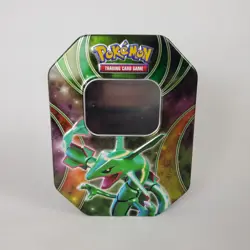 Pokemon EX Rayquaza 2015 TIN ONLY & Assorted Token Coin Condition Marker GX Lot - Image 2