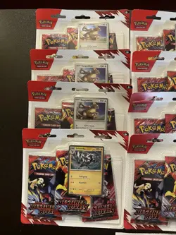 SEALED Lot of (12) Pokemon TCG Scarlet & Violet Destined Rivals 3-Pack Blister - Image 2