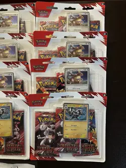 SEALED Lot of (12) Pokemon TCG Scarlet & Violet Destined Rivals 3-Pack Blister - Image 4