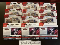 SEALED Lot of (12) Pokemon TCG Scarlet & Violet Destined Rivals 3-Pack Blister - Image 5