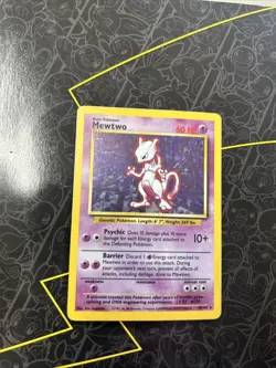 Mewtwo 10/102 Pokemon TCG 1999 Base Set Holo Unlimited Rare - Image 1