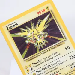 Pokemon TCG - Zapdos 16/102 Base Set Holo Rare WOTC - MP - Image 1