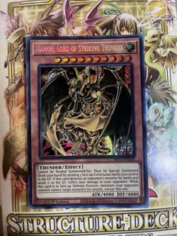 HAMON LORD STRIKING THUNDER MP21-EN253 1ST ED ANCIENT BATTLES YUGIOH SECRET NM - Image 1