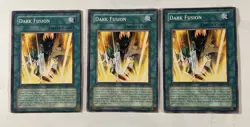 3 x Dark Fusion - DP06-EN018 - Common - 1st Edition LP YUGIOH - Image 1