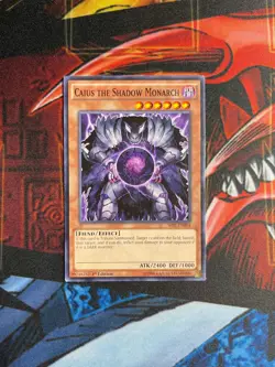 Yu-Gi-Oh! Caius the Shadow Monarch SR01-EN004 ** 1st Edition | NM ** - Image 1