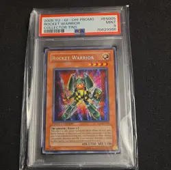 YUGIOH PSA 9 2005 Rocket Warrior CT2-EN005 Secret Rare - Image 1
