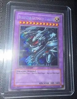 Yu-Gi-Oh! Blue-Eyes Ultimate Dragon RP01-EN000 Secret Rare Holo Retro Pack Ltd - Image 1