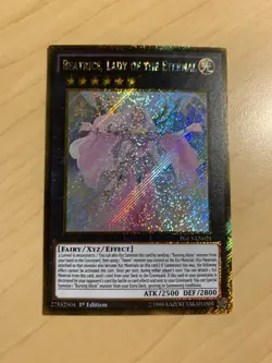 Yugioh! - Beatrice, Lady of the Eternal (PGL3-EN021) Gold Secret Rare 1st Ed NM - Image 1