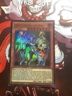 IMSETY, GLORY OF HORUS ULTRA RARE CH02-EN022 NEAR MINT YUGIOH - Image 1