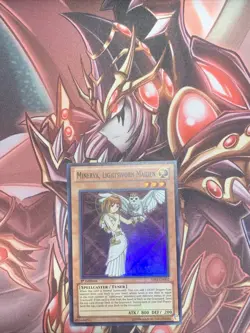 Yugioh Minerva, Lightsworn Maiden SDLI-EN002 Super Rare 1st Ed NM - Image 1