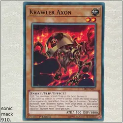 Krawler Axon - CIBR-EN017 - Common 1st Edition Yugioh - Image 1