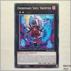 Onibimaru Soul Sweeper - BACH-EN046 - Common 1st Edition Yugioh - Image 1