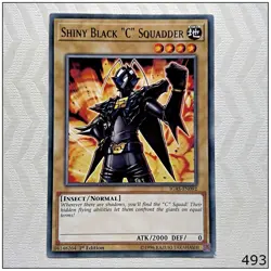 Shiny Black "C" Squadder - IGAS-EN092 - Common 1st Edition Yugioh - Image 1