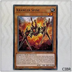 Krawler Spine - CIBR-EN016 - Common 1st Edition Yugioh - Image 1