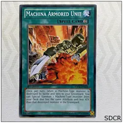 Machina Armored Unit - SDCR-EN028 - Common 1st Edition Yugioh - Image 1