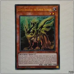 Gizmek Naganaki, the Sunrise Signaler - DAMA-EN016 - Ultra Rare 1st Edit Yugioh - Image 1