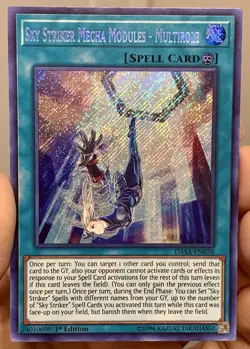 Yugioh Sky Striker Mecha Modules Multirole DASA-EN038 Secret Rare 1st NM w/Track - Image 1