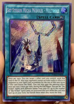 Yugioh Sky Striker Mecha Modules Multirole DASA-EN038 Secret Rare 1st NM w/Track - Image 2